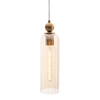 Lampa wisząca Campanila P0510 Maxlight szkło tuba mosiądz przezroczysty