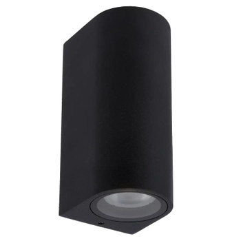 Tubka ścienna ogrodowa ZARO 69801/02/30 Lucide IP44 metalowa czarna