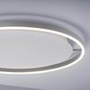 Ledowa lampa sufitowa Ritus 15392-95 Just Light do przedpokoju 28W 3000K aluminium