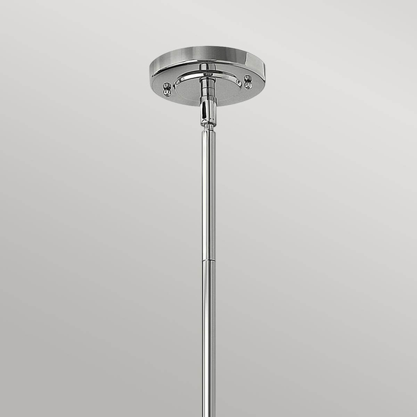 Lampa wisząca do jadalni retro Amelia HK-AMELIA-P-M-CM chrom biały
