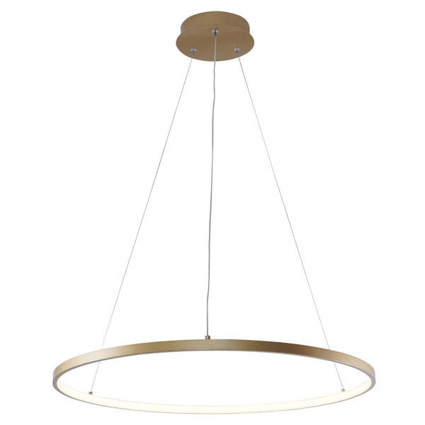 Lampa wisząca jadalniana Breno 2023201-GD60 LED 28W 3000-6000K ring złota