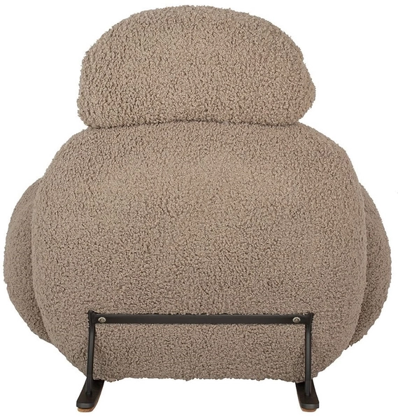 Pluszowy fotel bujany PLUSH TEDDY KH0101009574 ciemny beżowy