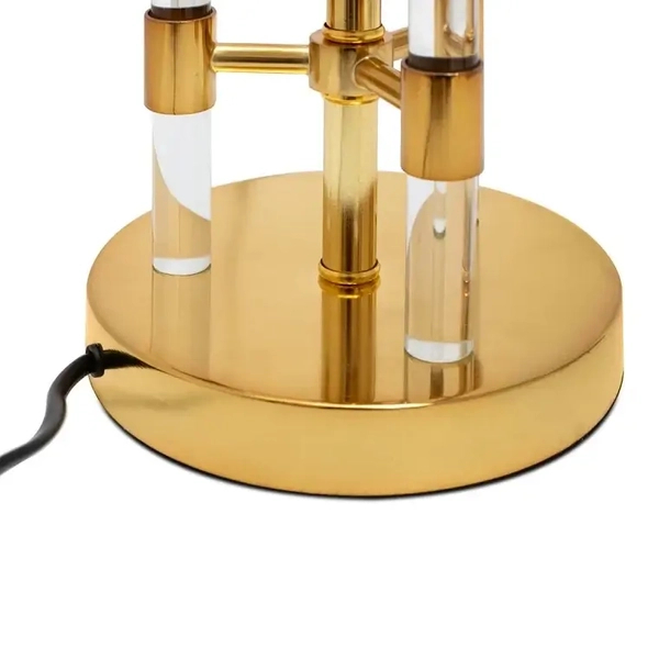 Stołowa lampka MOXY MSE1501100401 Moosee do biura abażur czarna złota