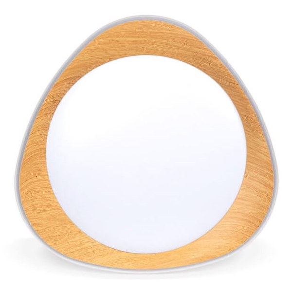 Plafon salonowy Piano ABR-POASY-24W LED 24W zmienna barwa drewniany biały