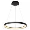 Wisząca lampa salonowa Vidal ring LED 48W 2700K czarny nad stół