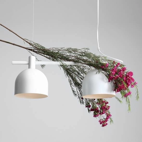 Lampa wisząca BERYL 976H Aldex metalowy zwis biały