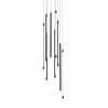 Zwisająca lampa Lightstick MOD236PL-L54B3K LED 46W 3000K sople czarne