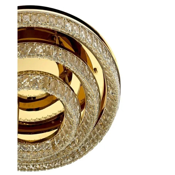 Plafon do jadalni glamour SAVOY MSE1501100531 LED 97W 3000K złoty