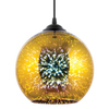 LAMPA wisząca VEN W-103/200 szklana OPRAWA galaktyka ZWIS kula ball złota