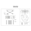 Lampa sufitowa metalowa Frame MOD174CL-06G Maytoni do salonu złota