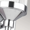 LAMPA ścienna Paulson FE-PAULSON1 Elstead FEISS metalowa OPRAWA kinkiet industrialny nad łóżko IP44 polerowany chrom przezroczysty