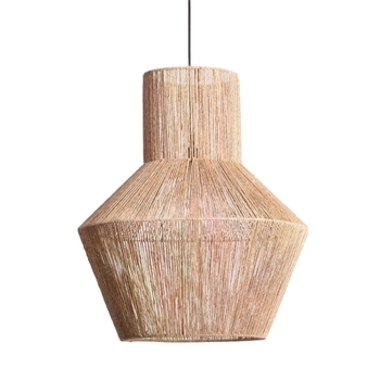 Lampa japandi wisząca Boho ABR-LW21-BH-E27 Abruzzo IP65 beżowa