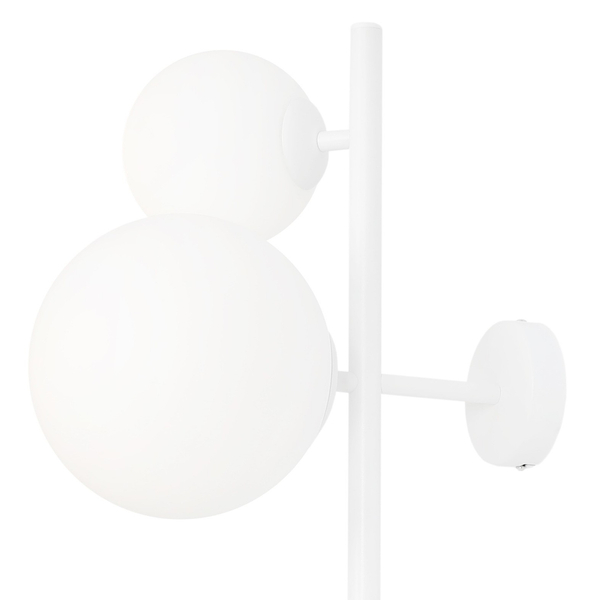 Ścienna lampa nowoczesna DIONE 1092Y Aldex szklane kule balls białe