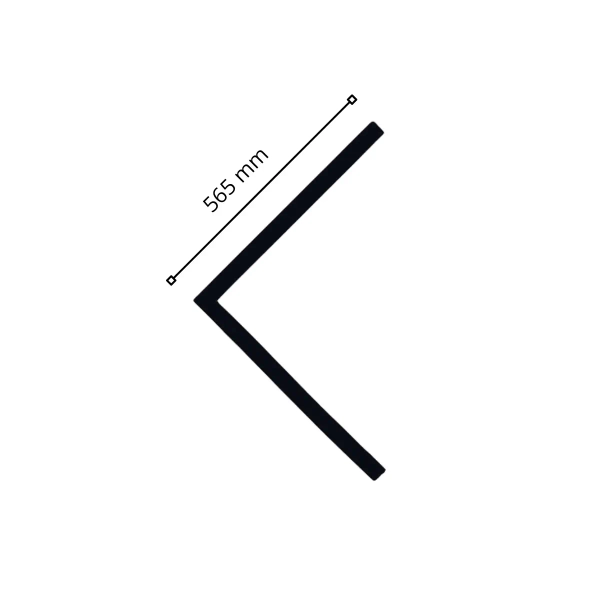 Ledowa lampa sufitowa strzałka HEX-565-T1-PS1 LED 19,2W 4000K IP54 biała