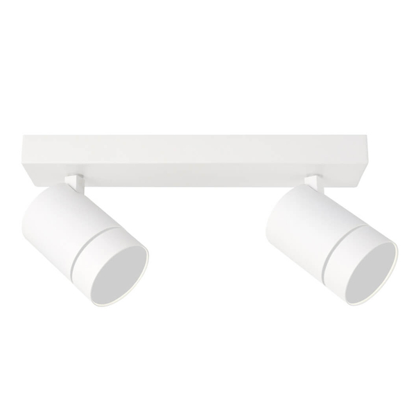 2-punktowa lampa natynkowa Selma z regulacją LED 10W 4000K biała