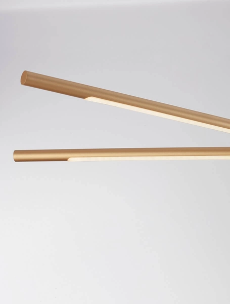 Nowoczesna lampa wisząca BELL LE42729 LED 30W 3000K salonowa nad stół złota