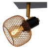 Loftowa LAMPA ścienna MAREN 77978/02/02 Lucide regulowana OPRAWA metalowy plafon okrągły mosiądz złoty