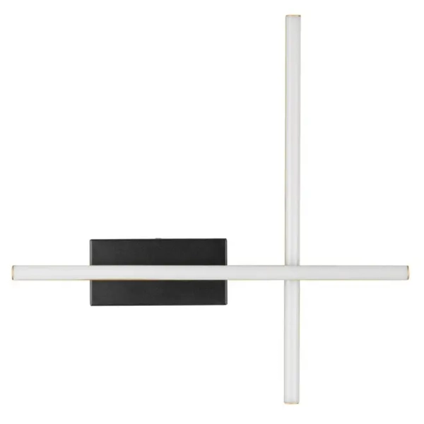 Ledowa ścienna lampa CATERVO LE45473 LED 14W 3200K czarna złota