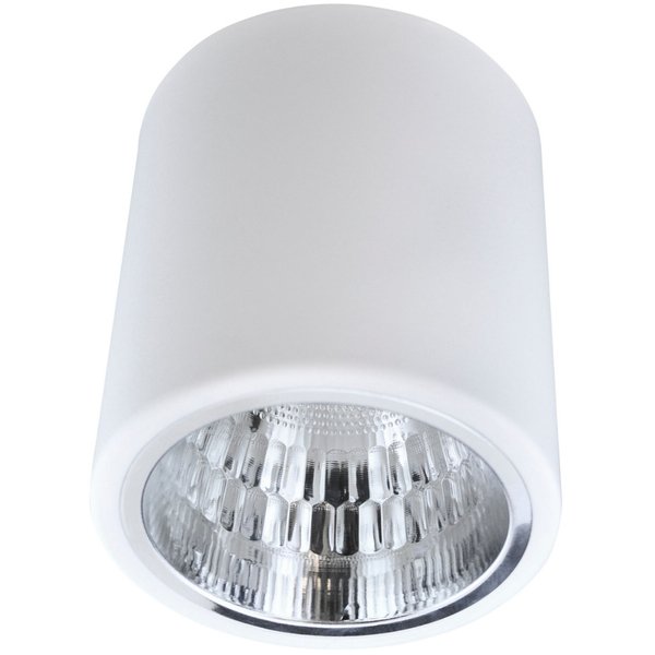 Natynkowa LAMPA stropowa JUPITER 13 307187 Polux downlight OPRAWA sufitowa TUBA metalowa biała