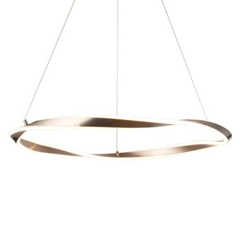 Ledowa Lampa wisząca Girona MD9190-1M-3NT 36W 3000K pierścień nikiel