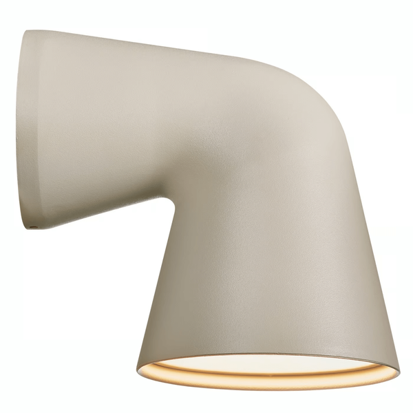 Metalowa lampa ścienna na zewnątrz FRONT 46801008 IP44 beżowy