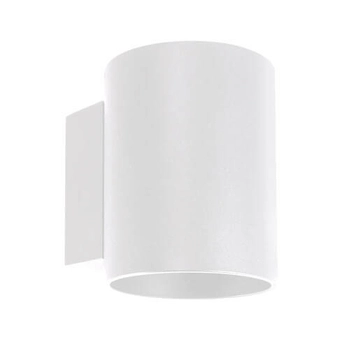 Kinkiet LAMPA ścienna SONIA 03958 Ideus okrągła OPRAWA metalowa tuba loft biała