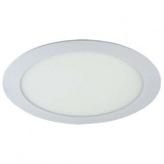 Wpuszczana LAMPA sufitowa SLIM LED C 02488 Ideus metalowa OPRAWA do zabudowy LED 18W 6500K okrągła biała