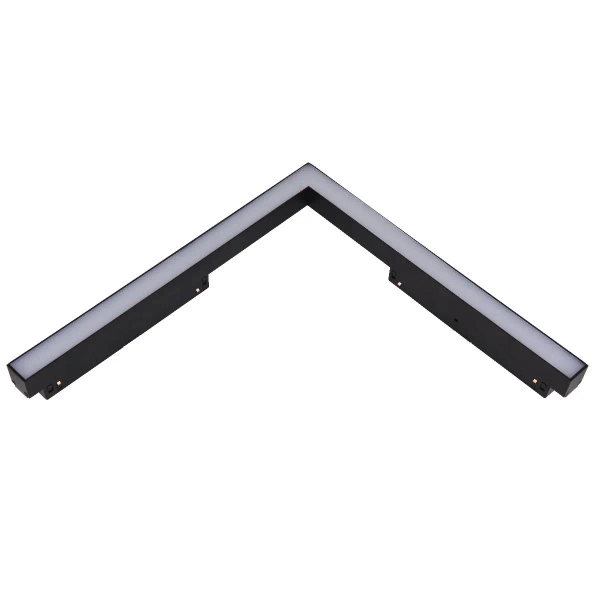 Szynowa oprawa Magneto Abigali LWQ-M09 LED 24W l-kształtna czarna