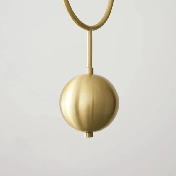 Żyrandol nad wyspę Pontti LWPON LED 30W 3000K kule białe złote