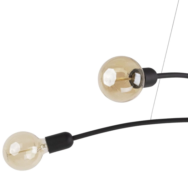 Pokojowa lampa wisząca kule Helix 2724 TK Lighting metalowa czarna