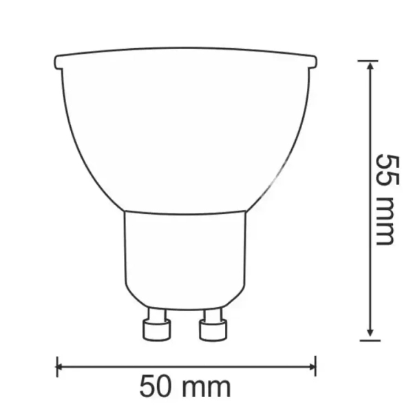 Żarówka PLATINUM 305701 Polux GU10 LED 7W 4000K 650 lm 230V biała neutralna