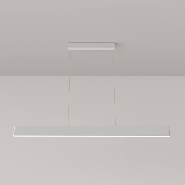 Lampa nad stół zwisająca Step P010PL-L30W LED 30W 3000K podłużna biała