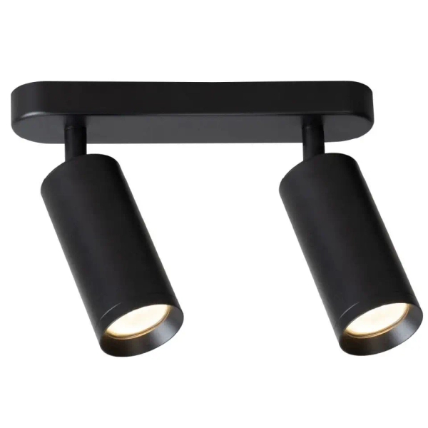 Podwójna sufitowa lampa MICA SPOT ML1144 do kuchni tubka czarny
