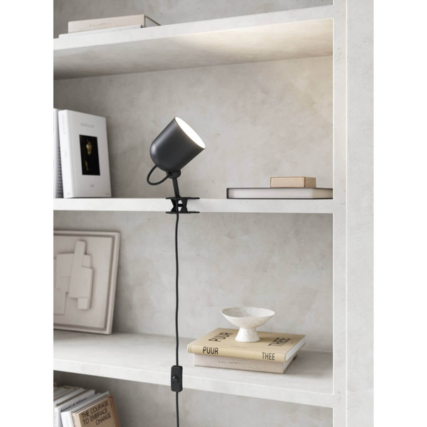 Lampa do czytania na klips Angle 2220362003 regulowana czarny