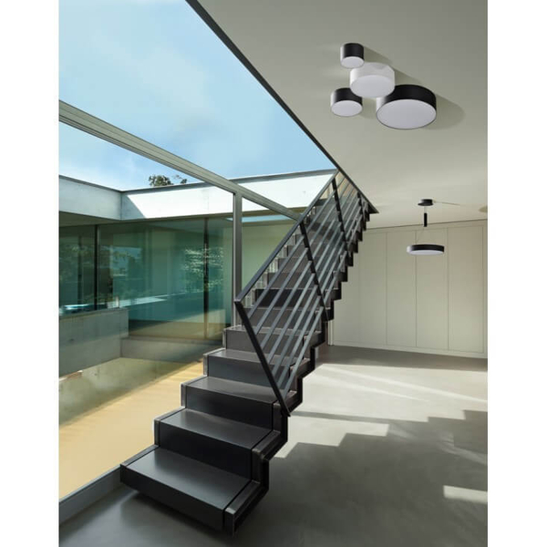 Metalowy plafon MONZA AZ3796 Azzardo LED 36W 4000K okrągły czarny