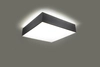 Kinkiet LAMPA ścienna SL.0143 kwadratowa OPRAWA plafon sufitowy szary