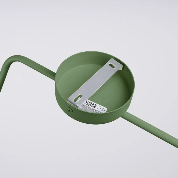 Ścienny kinkiet z wtyczką NOX SL.1700 regulowany oliwkowy