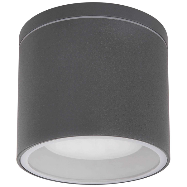 LAMPA sufitowa stropowa ALCALA 32063A Globo tuba OPRAWA zewnętrzna outdoor IP44 antracyt przezroczysta