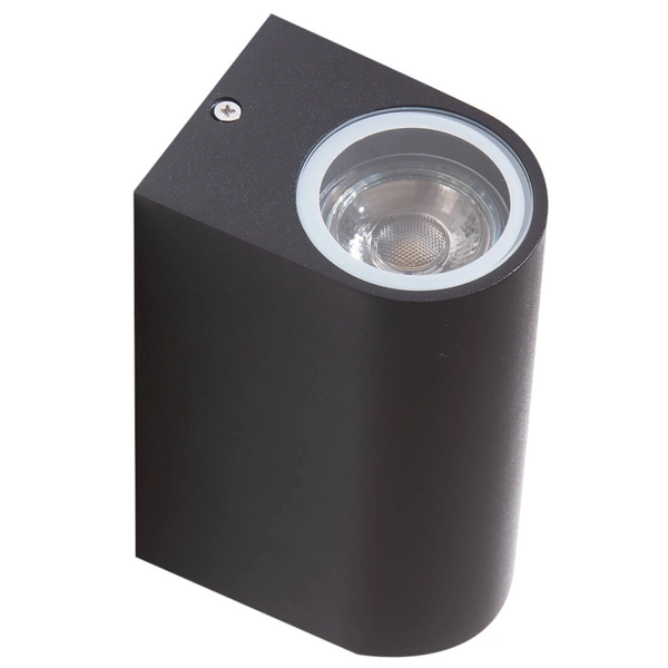 Nowoczesny kinkiet zewnętrzny Rimini AZ4266 IP54 czarna lampa ścienna