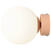 Ścienna lampa Ball Wall 1076C11_S szklana loft koralowa
