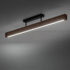 Nasufitowa lampa do jadalni Teo 6614 LED 22W 3000K boho drewniana