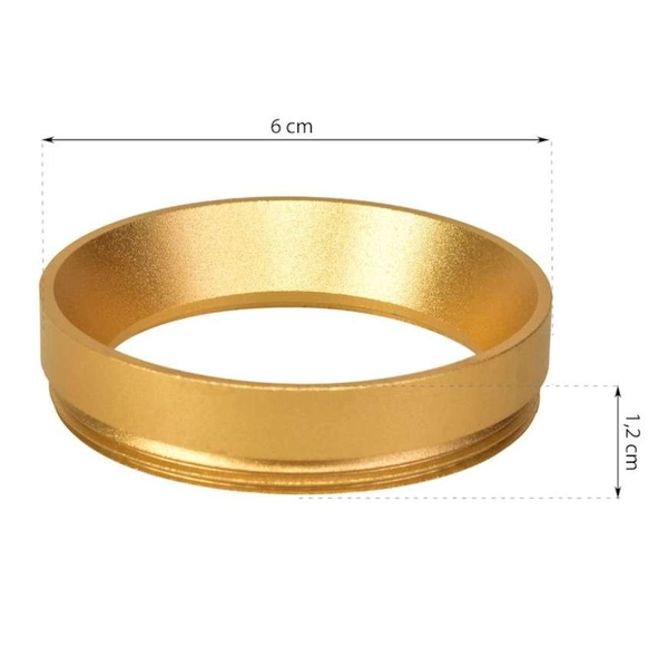 LAMPA sufitowa MICA ML6087 + ML6094 Milagro metalowa OPRAWA spot + pierścień biały złoty