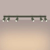 Wielopunktowa lampa sufitowa RING SL.1505 tubki regulowane oliwkowe