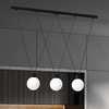Lampa wisząca Capri MLP8818 szklana loftowa kule czarna