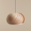 Wisząca lampa sypialniana Nature Light 1110G_L Aldex nad łóżko brązowa