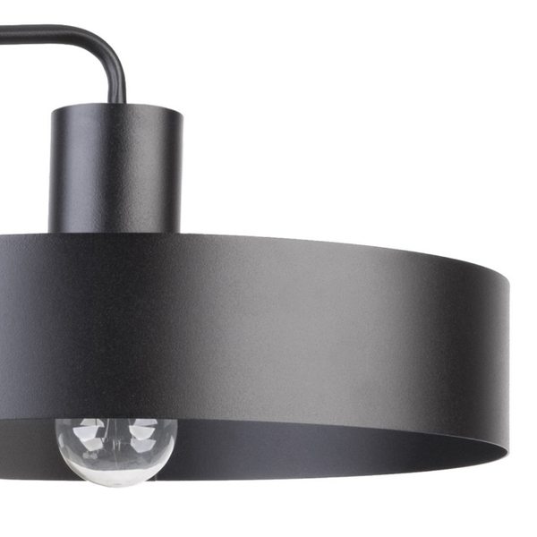 Natynkowa LAMPA sufitowa VASCO 31551 Sigma metalowa OPRAWA loftowy plafon na wysięgniach czarny