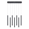 Wielopunktowa lampa wisząca Valdes PND-22302-7-BK LED 35W 3000-6000K czarny