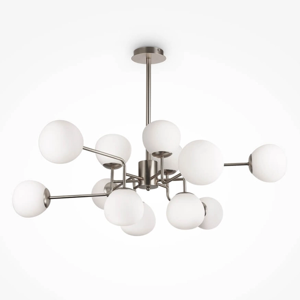 Plafoniera LAMPA modernistyczna ERICH MOD221-PL-12-N Maytoni sufitowa OPRAWA modernistyczny plafon molekuły białe