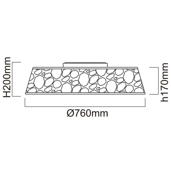 Plafon LAMPA sufitowa Forina Bianco PL Orlicki Design okrągła OPRAWA z wycięciami LED 48W 3000K biała