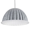 Lampa wisząca z kloszem Felt ST-10267P-S grey Step materiałowa szara